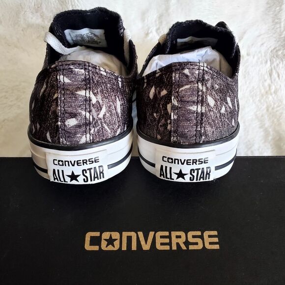 Converse All Star Black Silver Sneakers - Picture 5 of 7